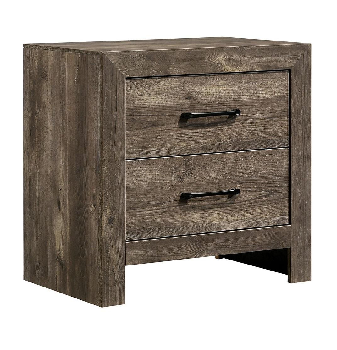 

    
Rustic Natural Tone Wood Nightstand Furniture of America CM7149N Larissa
