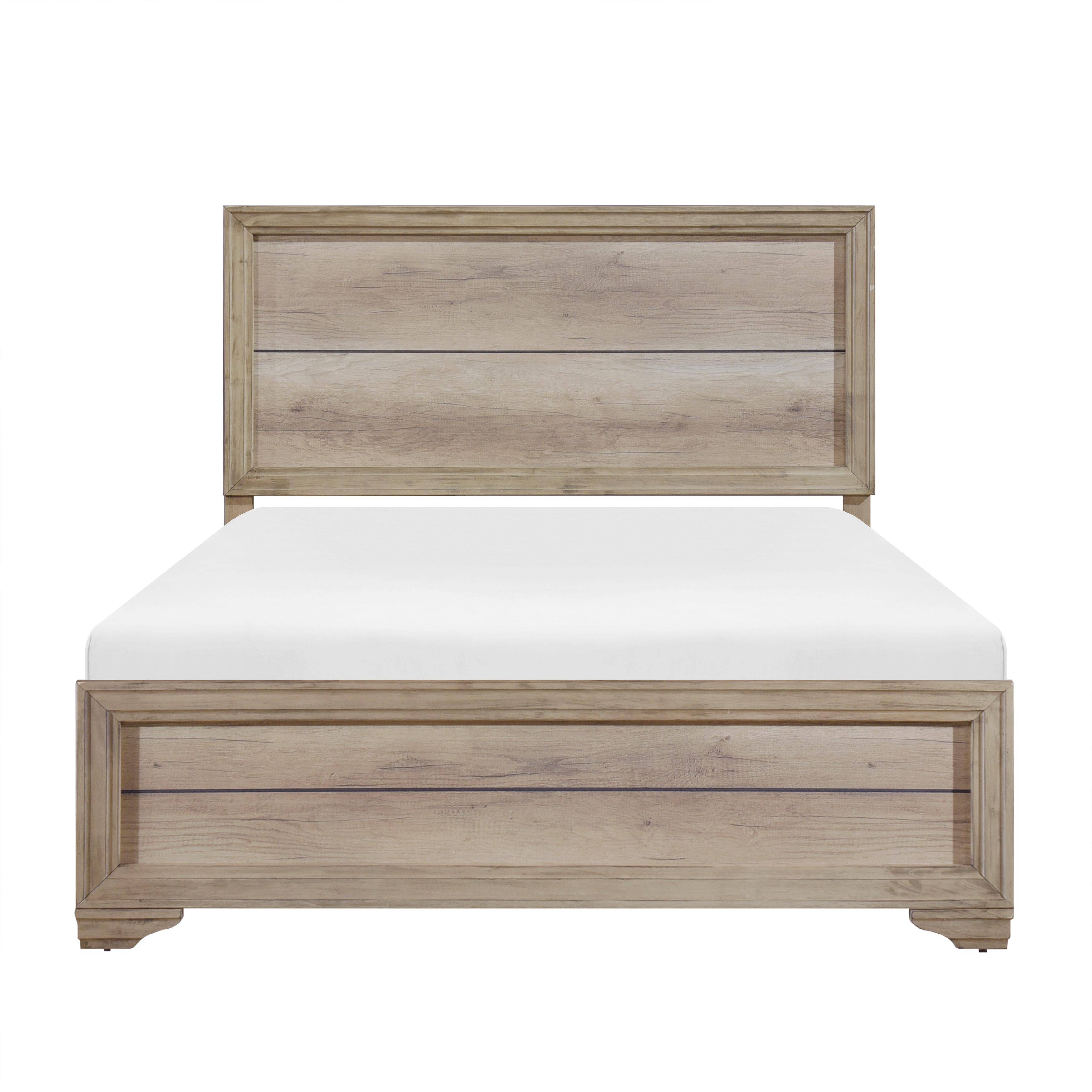 

    
Rustic Natural Wood CAL Bed Homelegance 1955K-1CK* Lonan
