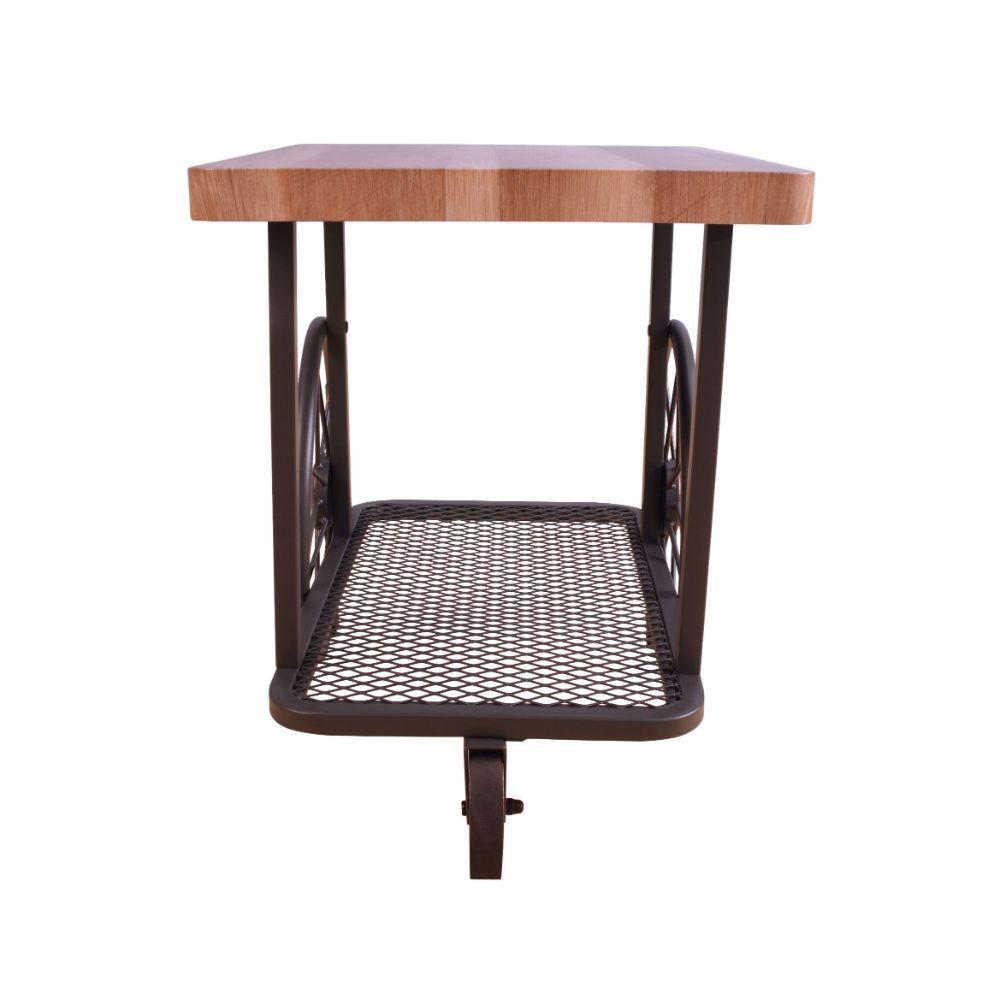 

    
 Shop  Rustic Oak & Antique Gray Coffee Table + 2 End Tables by Acme Francie 82860-3pcs
