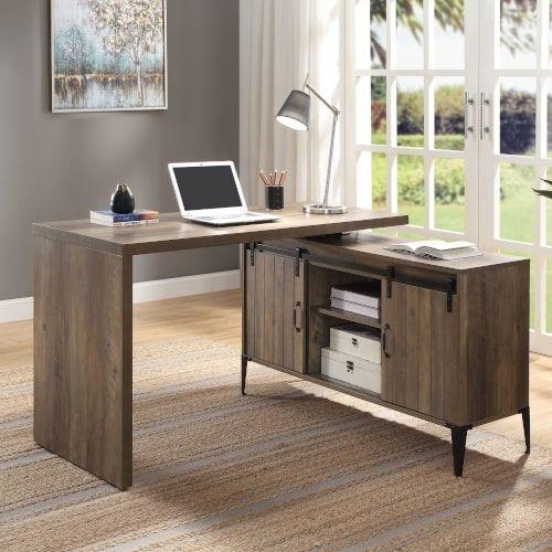 

    
Rustic Oak & Black Finish Wood Writing Desk WITH USB by Acme Furniture OF00008 Zakwani

