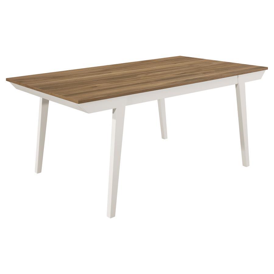 

    
Rustic Off White/Natural Acacia Wood Dining Table Set 7PCS Coaster Nogales 122301
