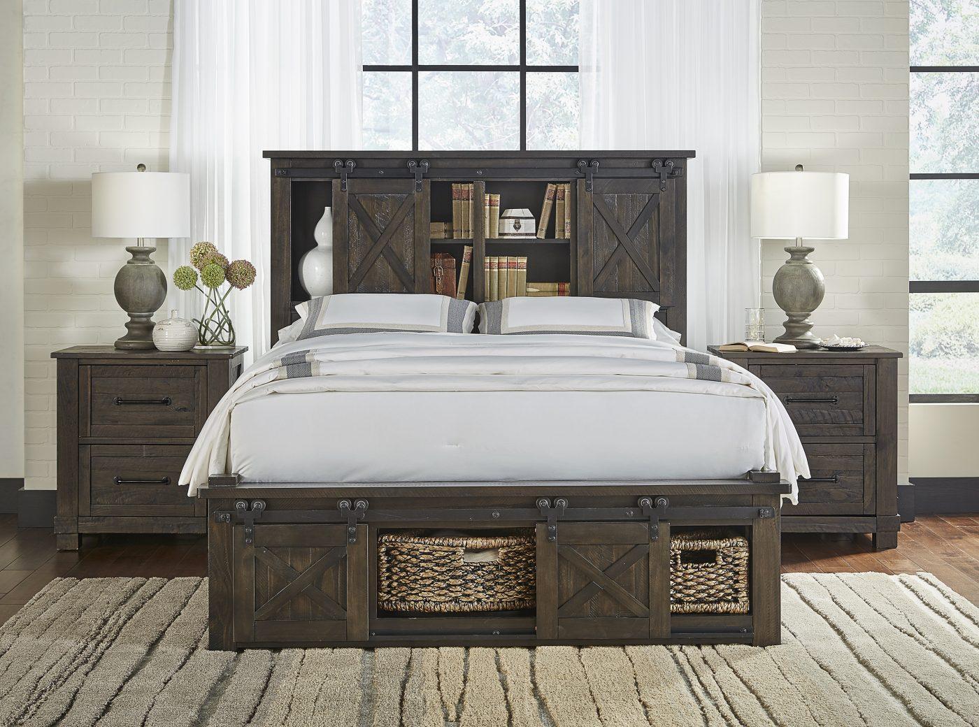 

        
A America Sun Valley Storage Bedroom Set Black/Charcoal  00656237710115
