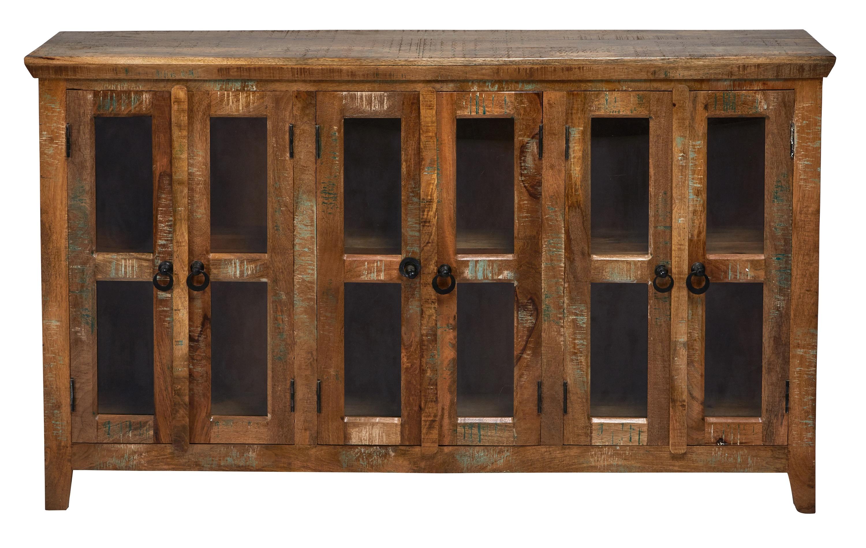 Rustic Bookcase Sideboard GE-5009 Sawan GE-5009 in Brown 