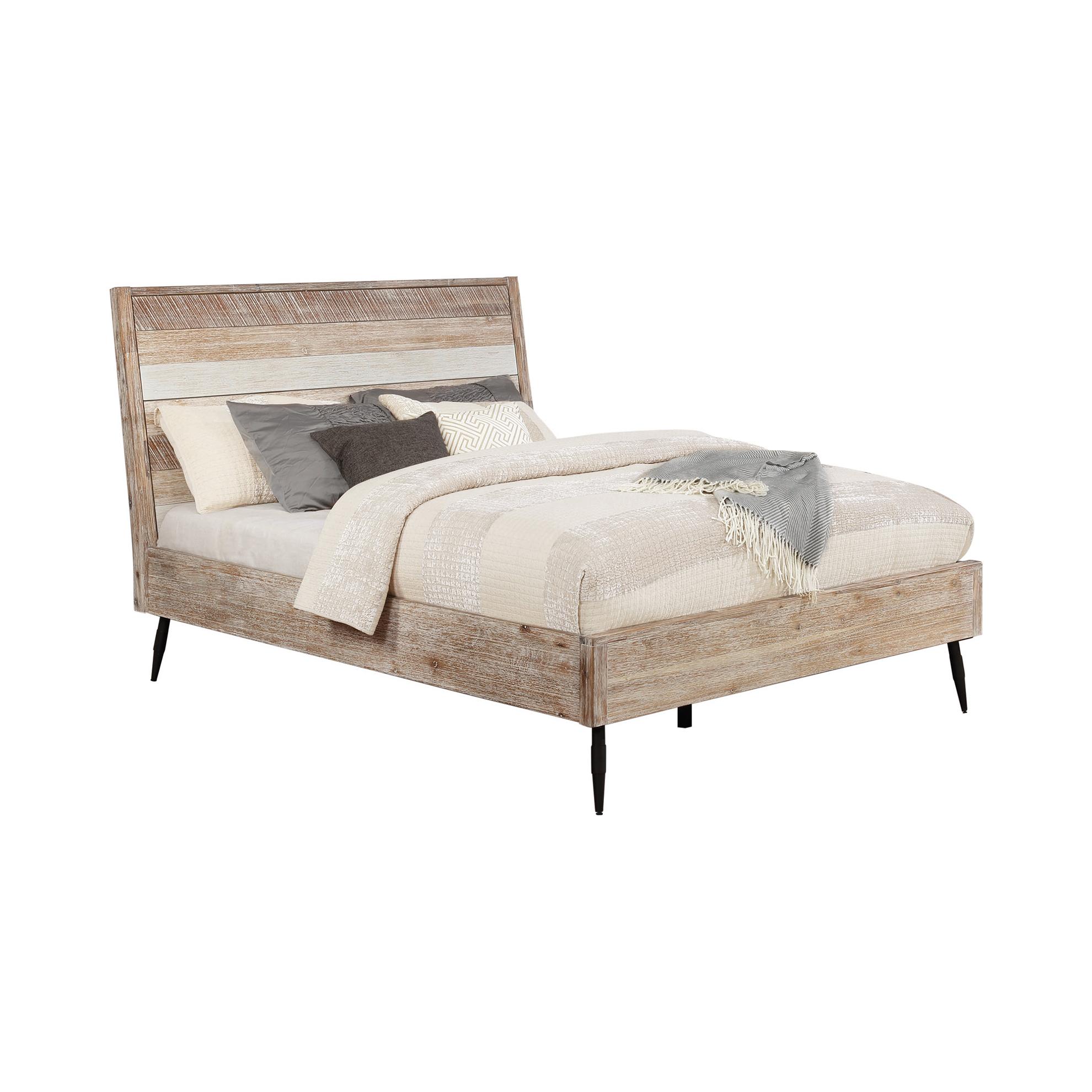 Rustic Bed 215761KW Marlow 215761KW in Natural 
