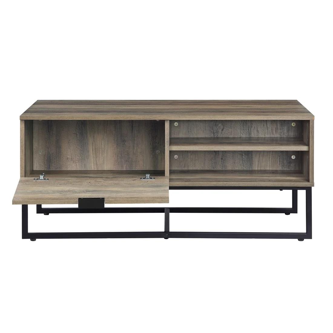 

    
Acme Furniture Homare Coffee Table Rustic Brown LV00323
