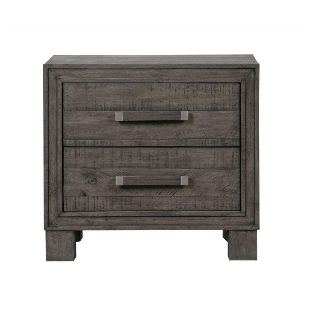 

                    
Buy Rustic Style Dusty Dawn Finish Panel King Bedroom Set 3Pcs WILLIAM by Modus Furniture
