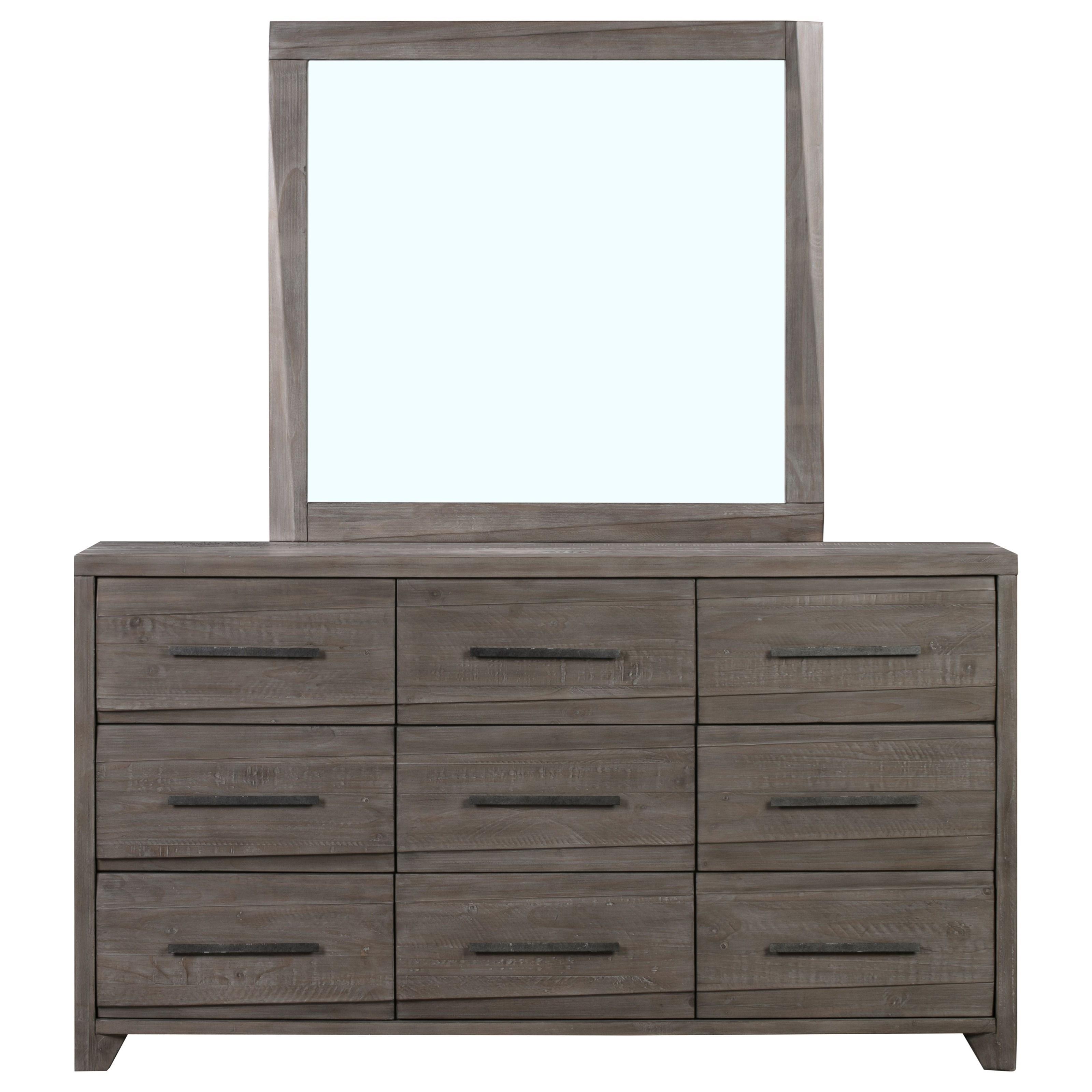 

    
Modus Furniture HEARST Dresser With Mirror Tan 6VF382-DM-2PC
