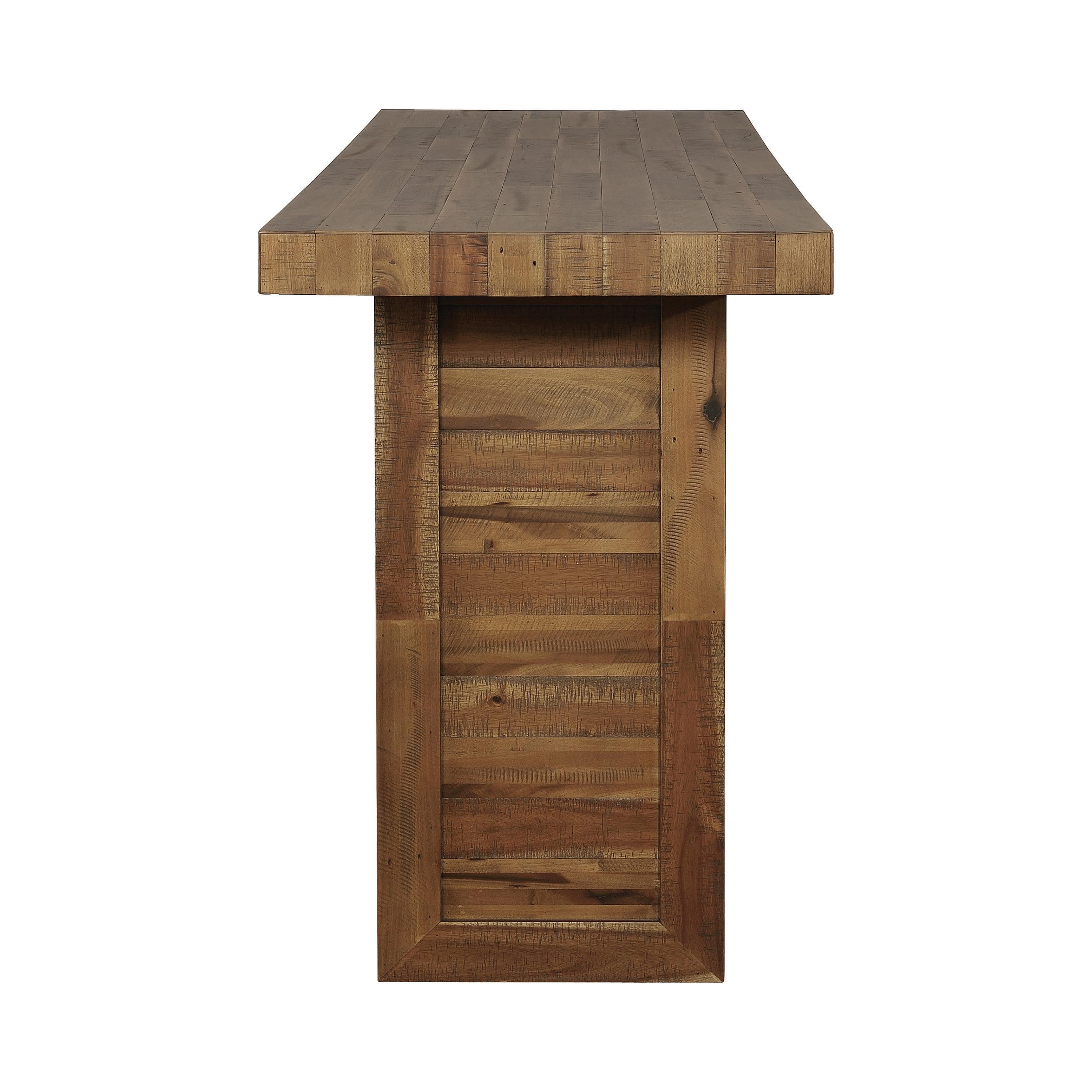 

    
Rustic Varied  Natural Solid Acacia & Poplar Wood Bar Table Coaster 182191
