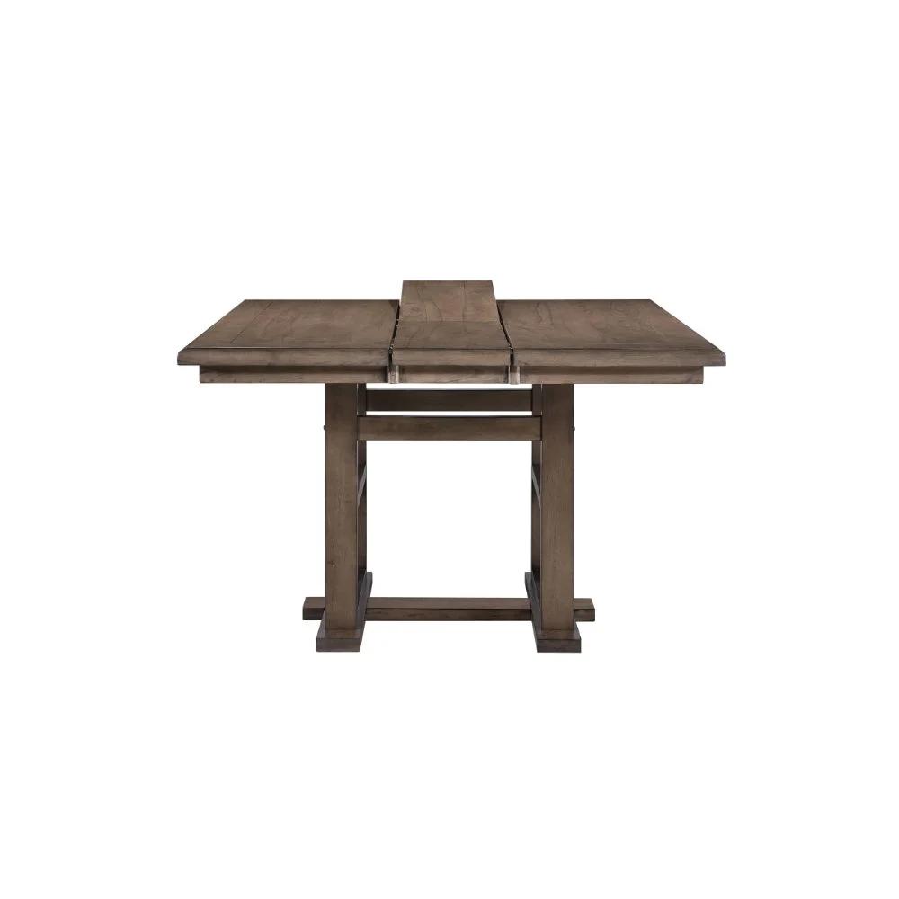 

    
Rustic Walnut Counter Height Table by Acme Scarlett 72475
