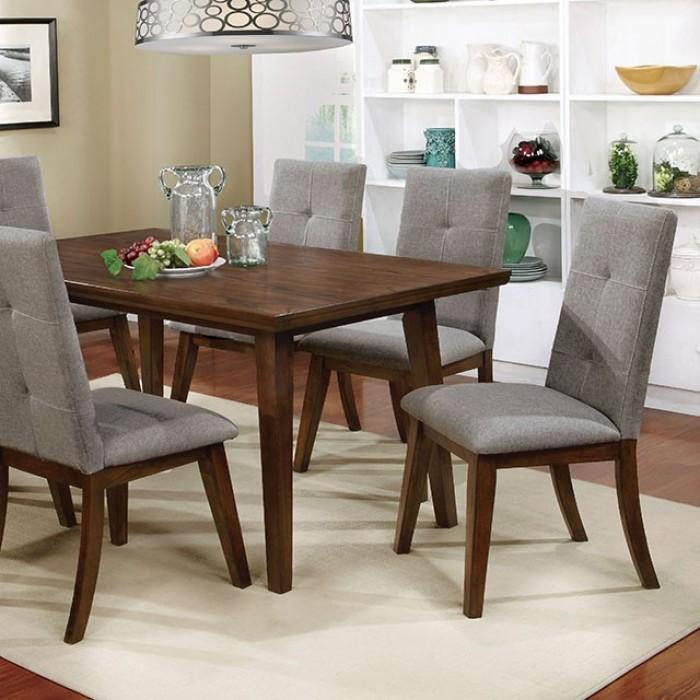 

    
Rustic Walnut Solid Wood Dining Table Furniture of America CM3354T Abelone
