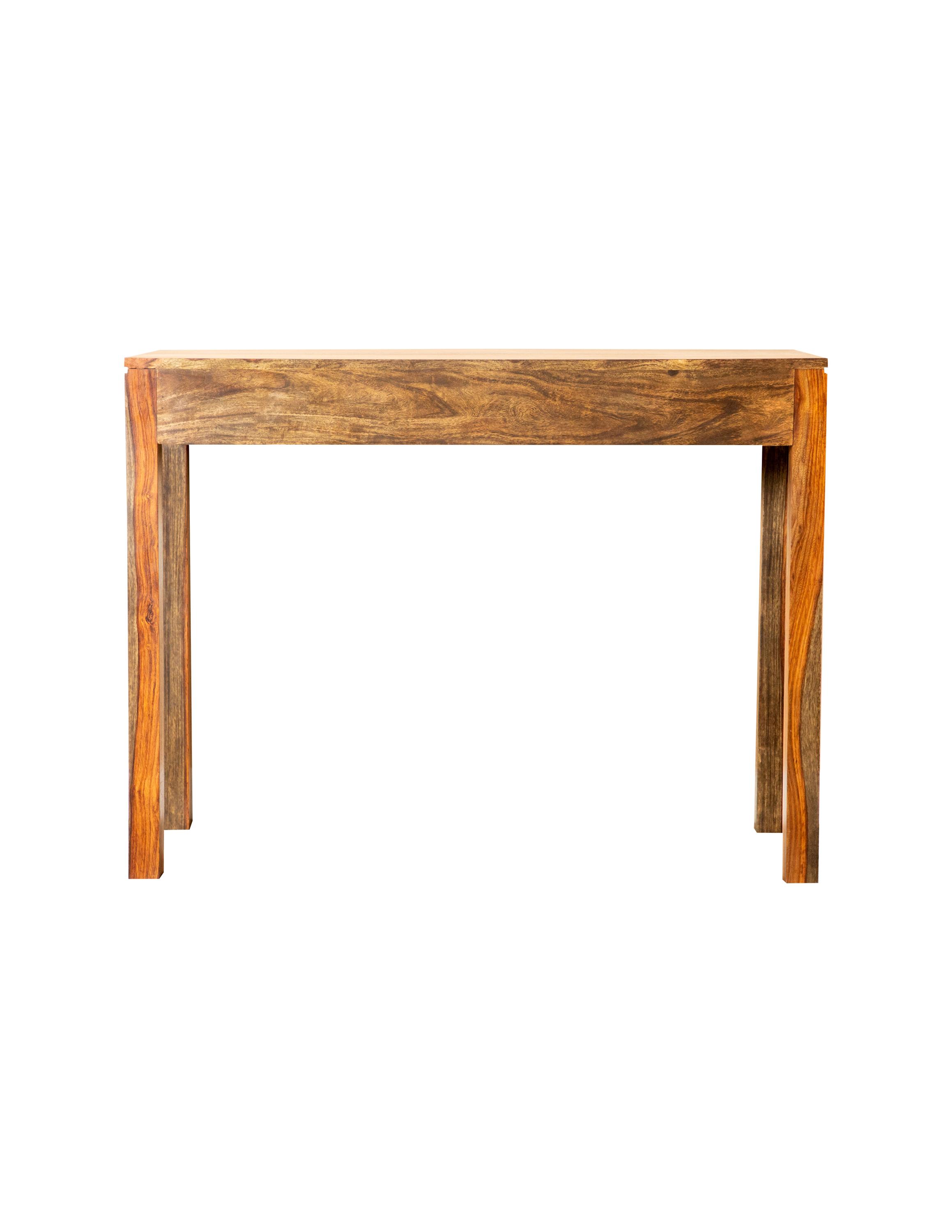 

    
Rustic Warm Chestnut Solid Sheesham Console Table Coaster 935867
