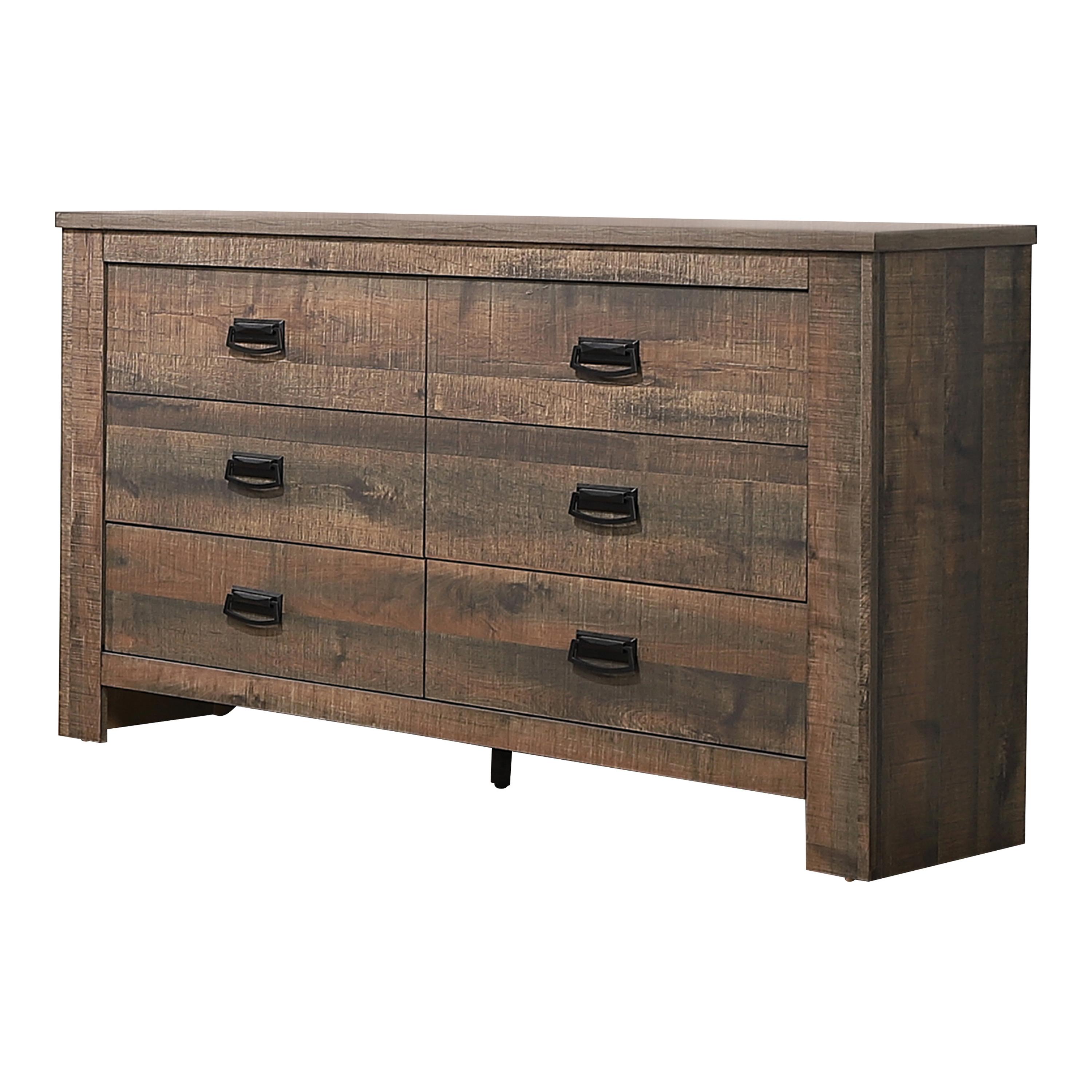 

    
Rustic Weathered Oak Finish Wood Dresser w/Mirror Coaster 222963 Frederick
