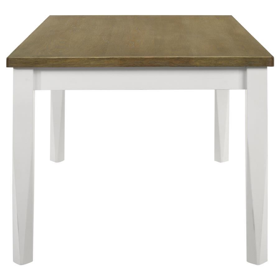 

    
Coaster Appleton Dining Table 110411-T Dining Table White/Brown 110411-T
