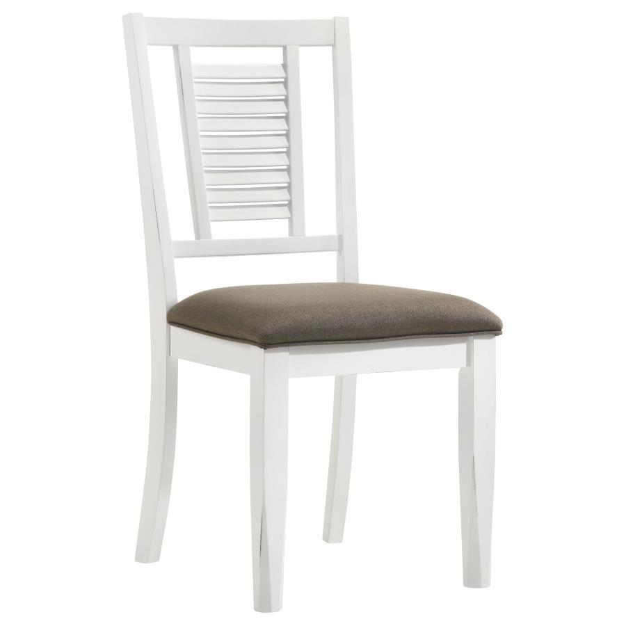 

                    
Coaster Appleton Side Chair Set 2PCS 110412-SC-2PCS Side Chair Set White/Brown Polyester Purchase 
