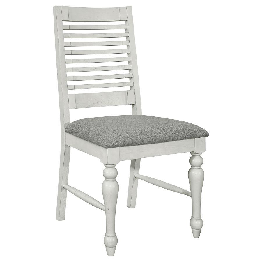 

                    
Coaster Aventine Side Chair Set 2PCS 108242-SC-2PCS Side Chair Set Vintage White/Dark Grey Polyester Purchase 
