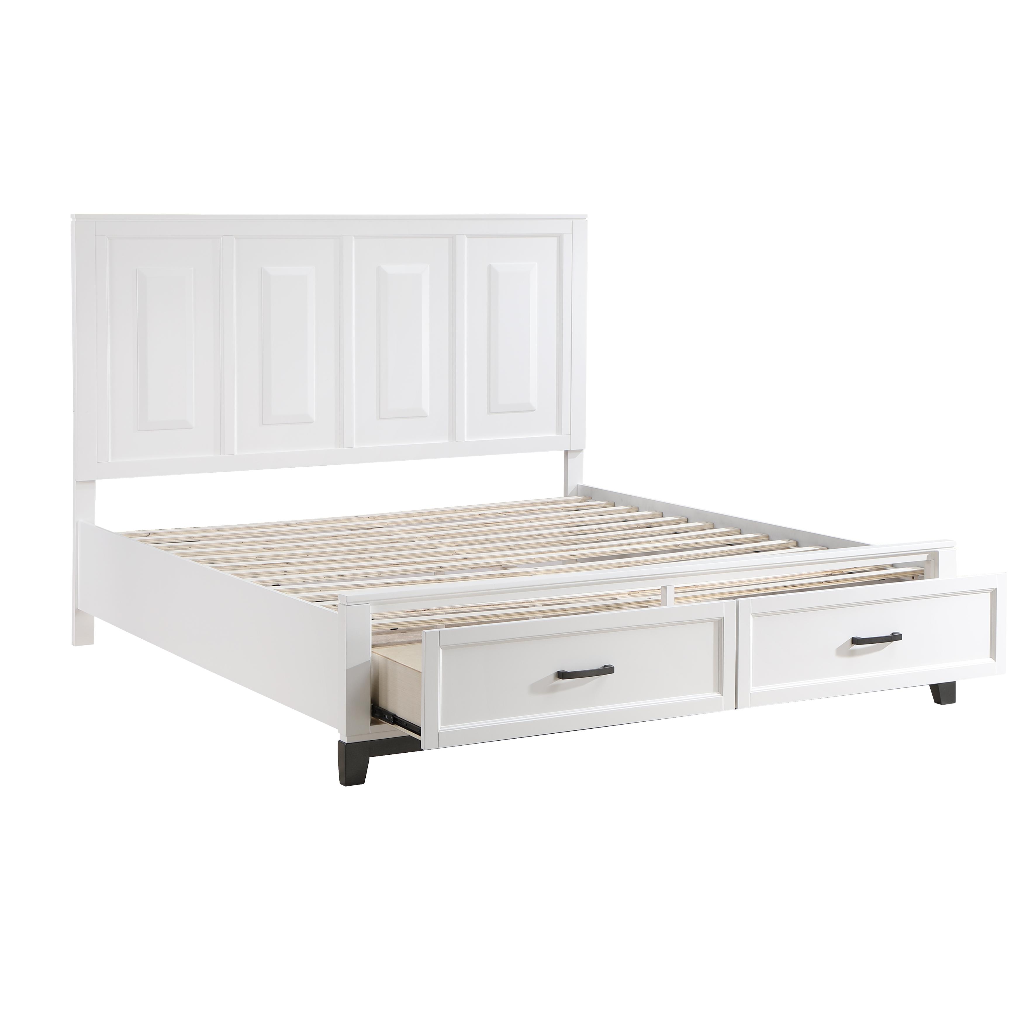 

        
65192561652251Rustic White Wood King Platform Bedroom Set 5PCS Homelegance Garretson 1450WH-1EK-5PCS
