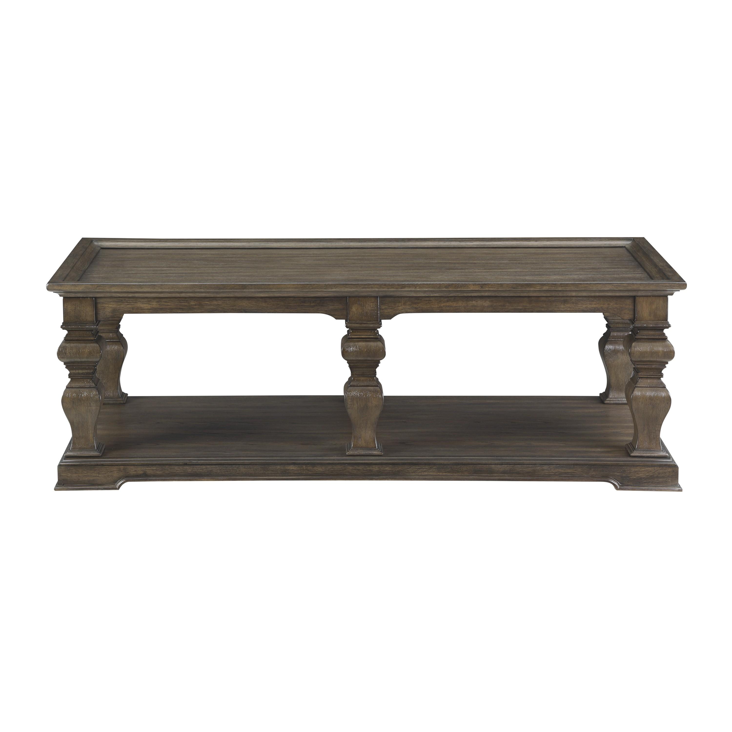 

    
Rustic Wire Brushed Oak Finish Wood Cocktail Table Homelegance 3675-30 Calera
