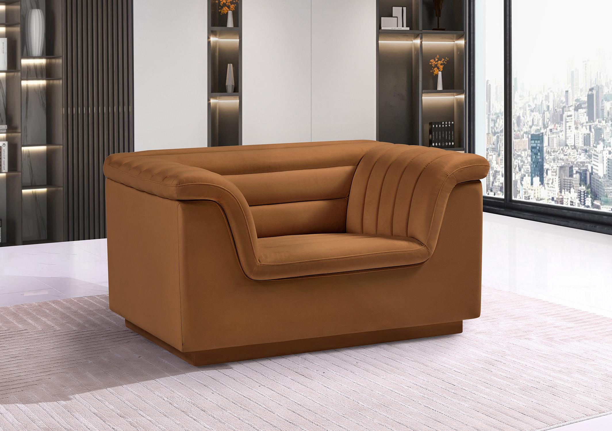 

        
Meridian Furniture CASCADE 192Saddle-C-Set Arm Chair Set Saddle Velvet 094308287140
