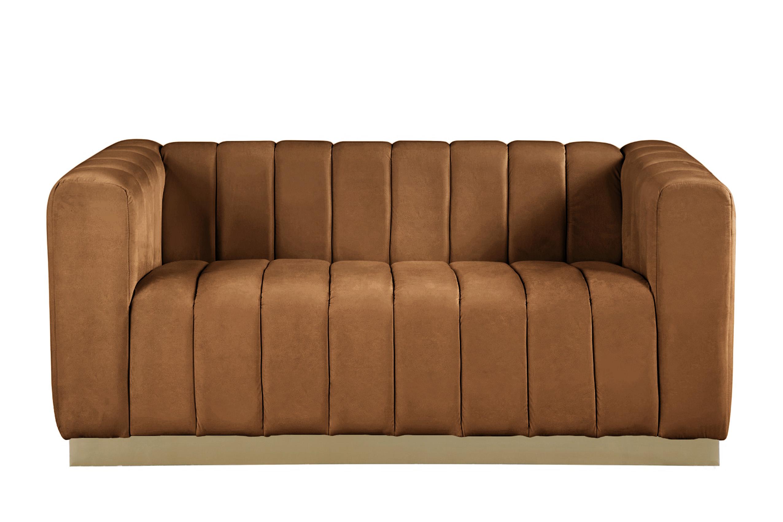

    
Meridian Furniture MARLON 603Saddle-L Loveseat Saddle/Gold 603Saddle-L
