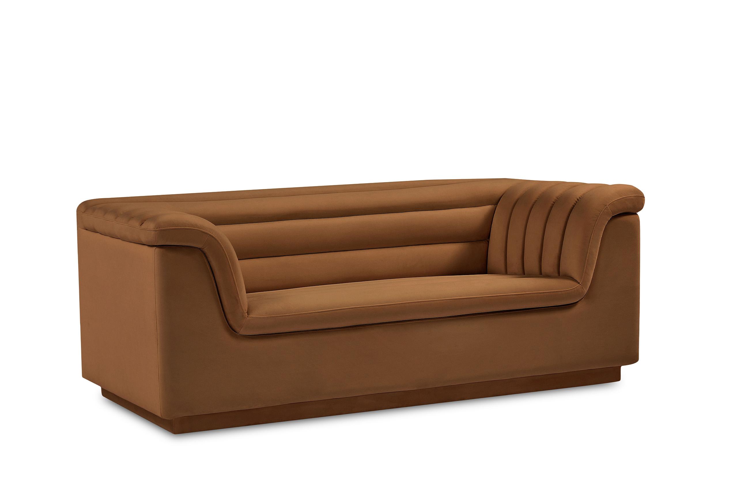 

        
Meridian Furniture CASCADE 192Saddle-S-Set-2 Sofa Set Saddle Velvet 094308287126
