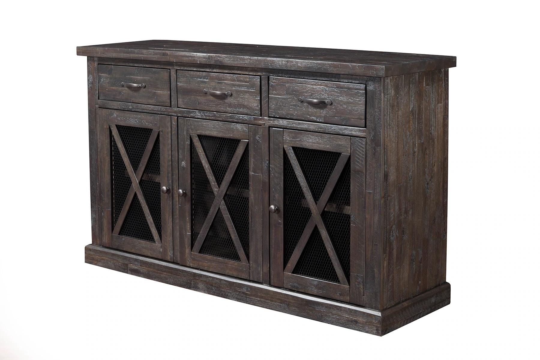 Traditional Sideboard NEWBERRY 1468-26 in Gray 