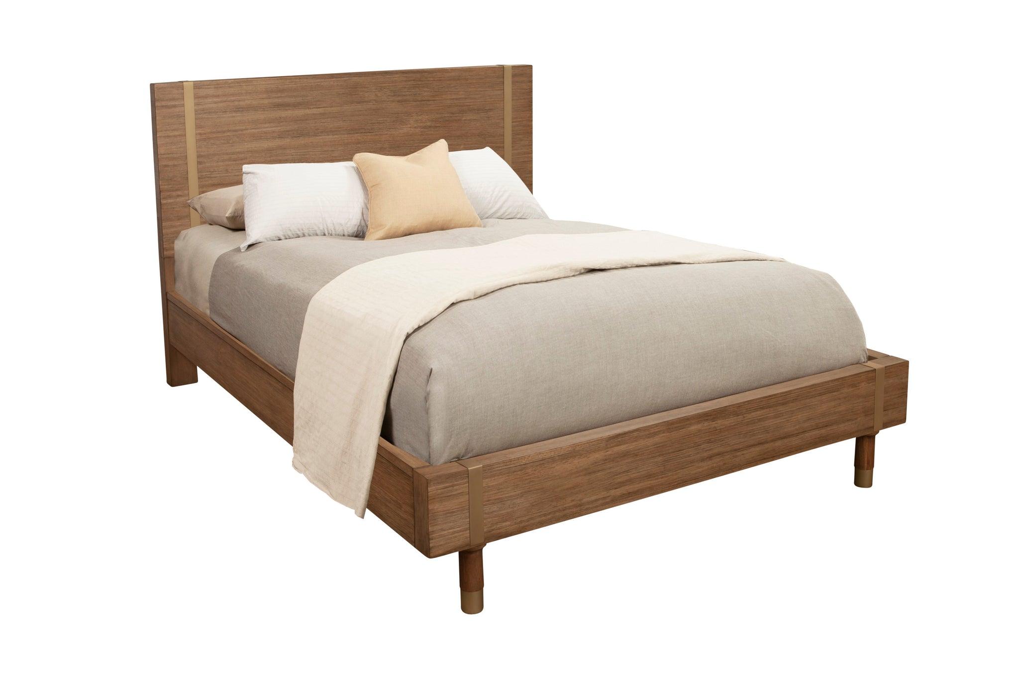 Contemporary, Modern Platform Bed EASTON 2088-08F in Sand 