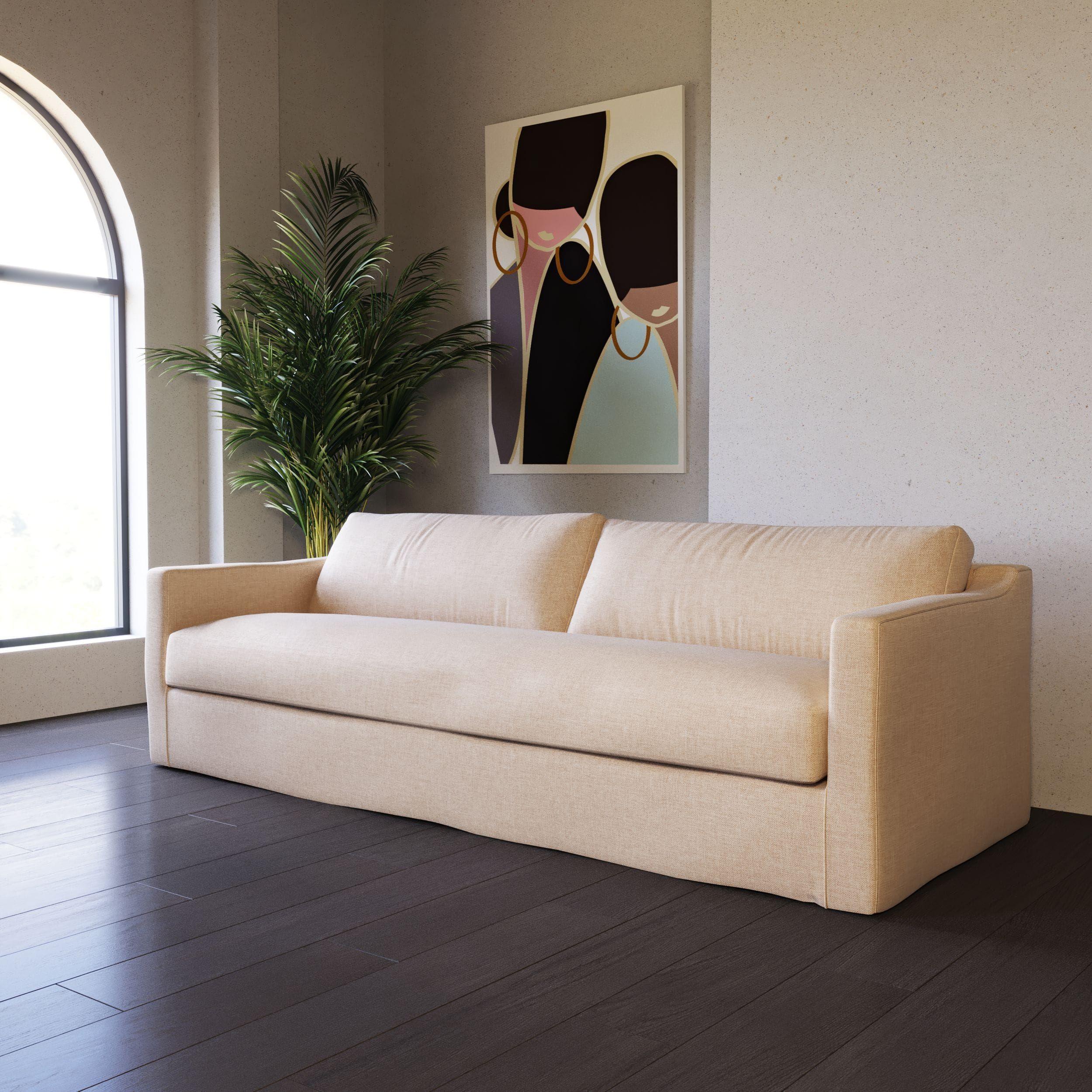 

    
Sand Linen Fabric Sofa Divani Casa Admiral  VIG Modern Classic
