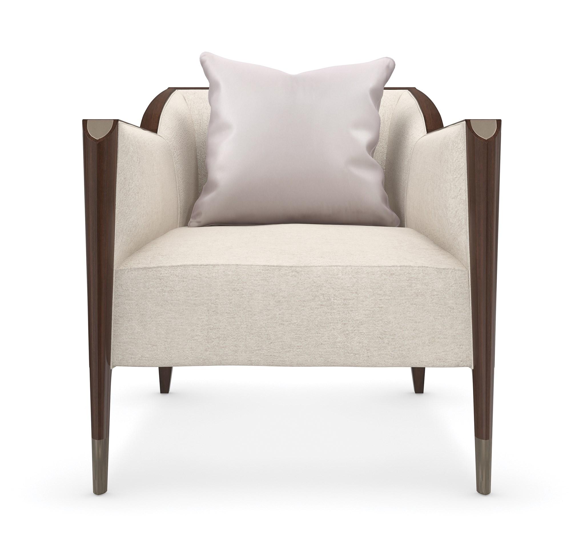 

    
Sapele Veneers Afterglow Fabric THE OXFORD ACCENT CHAIR by Caracole
