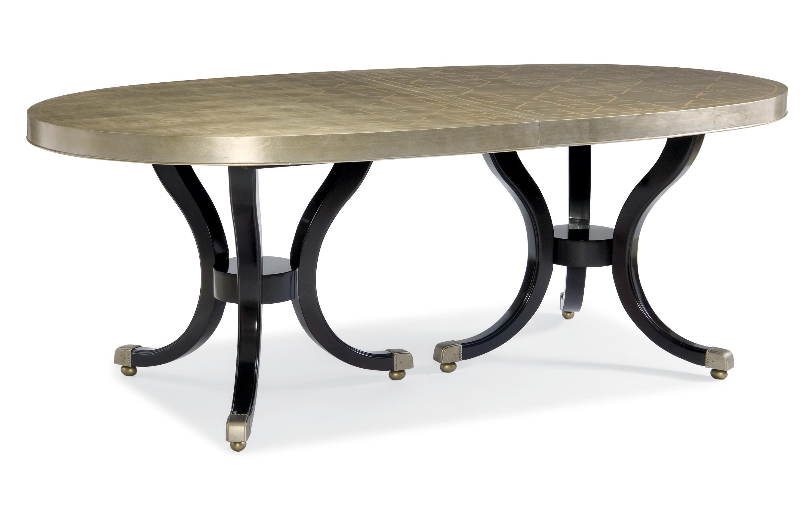 

        
Caracole DRAW ATTENTION Dining Table Set Gold/Black  662896008906

