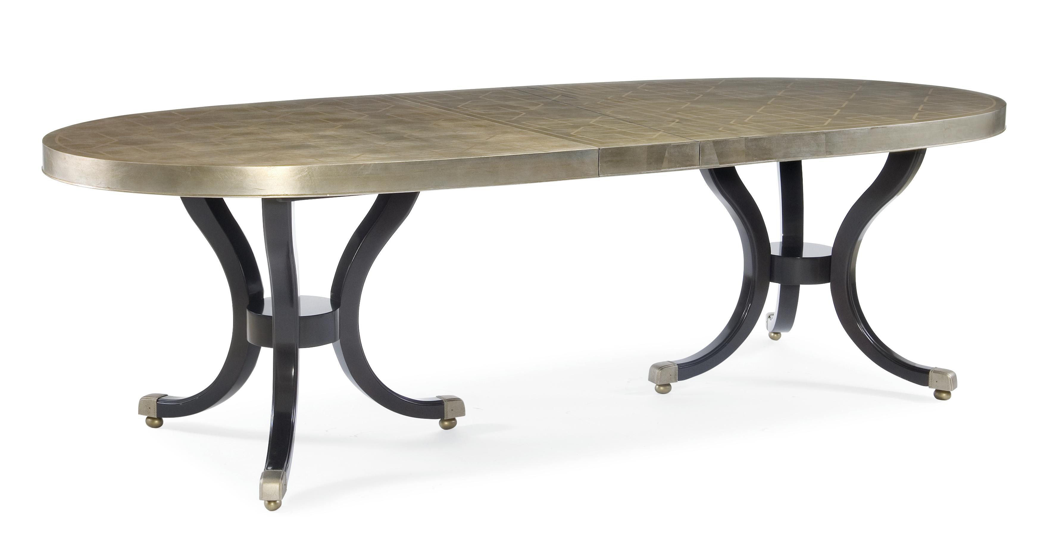 

    
Caracole DRAW ATTENTION Dining Table Gold/Black CLA-015-206
