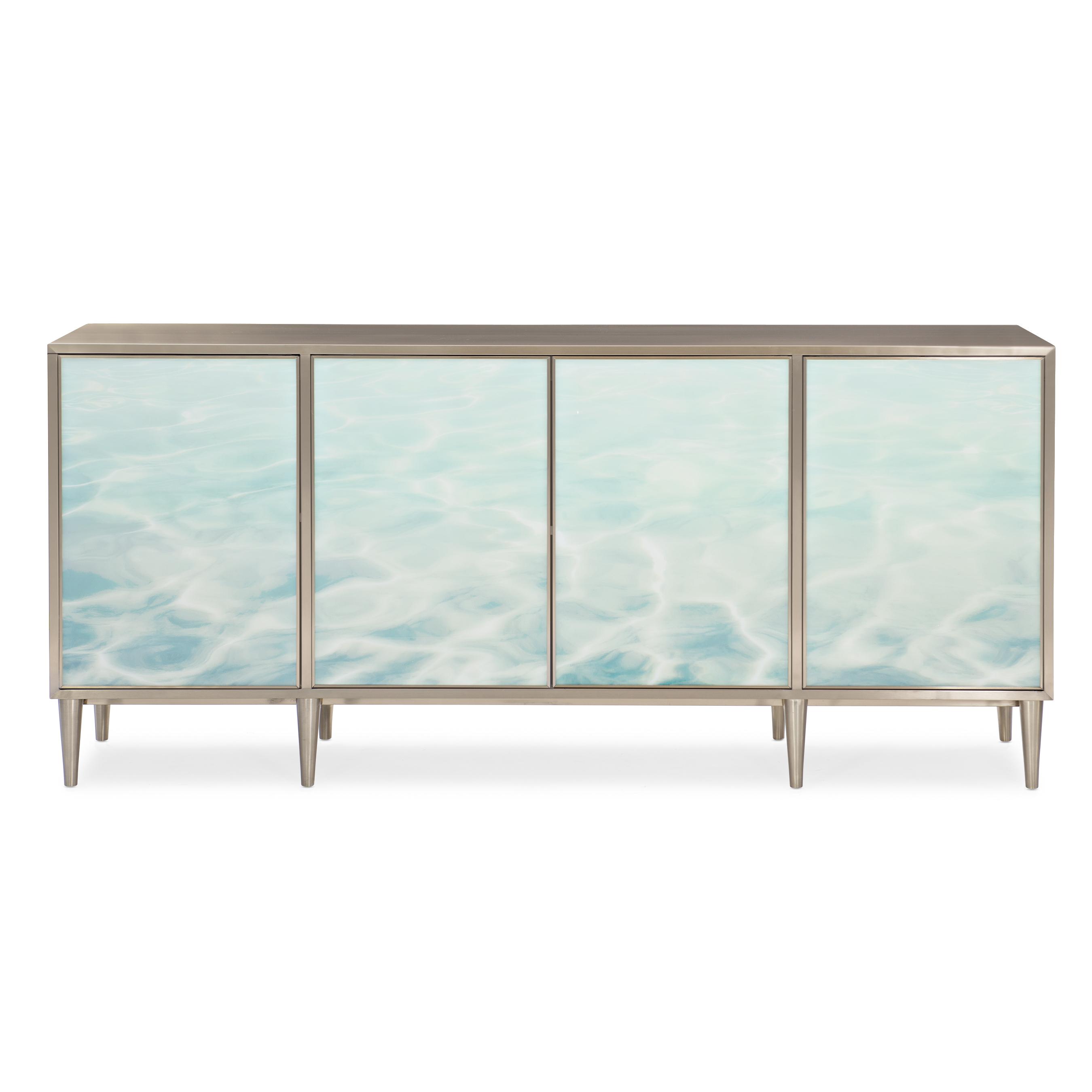

    
Sea-Inspired Blue Velvet Queen Platform Bedroom Set 5Pcs DO NOT DISTURB / GIVE IT A REED by Caracole
