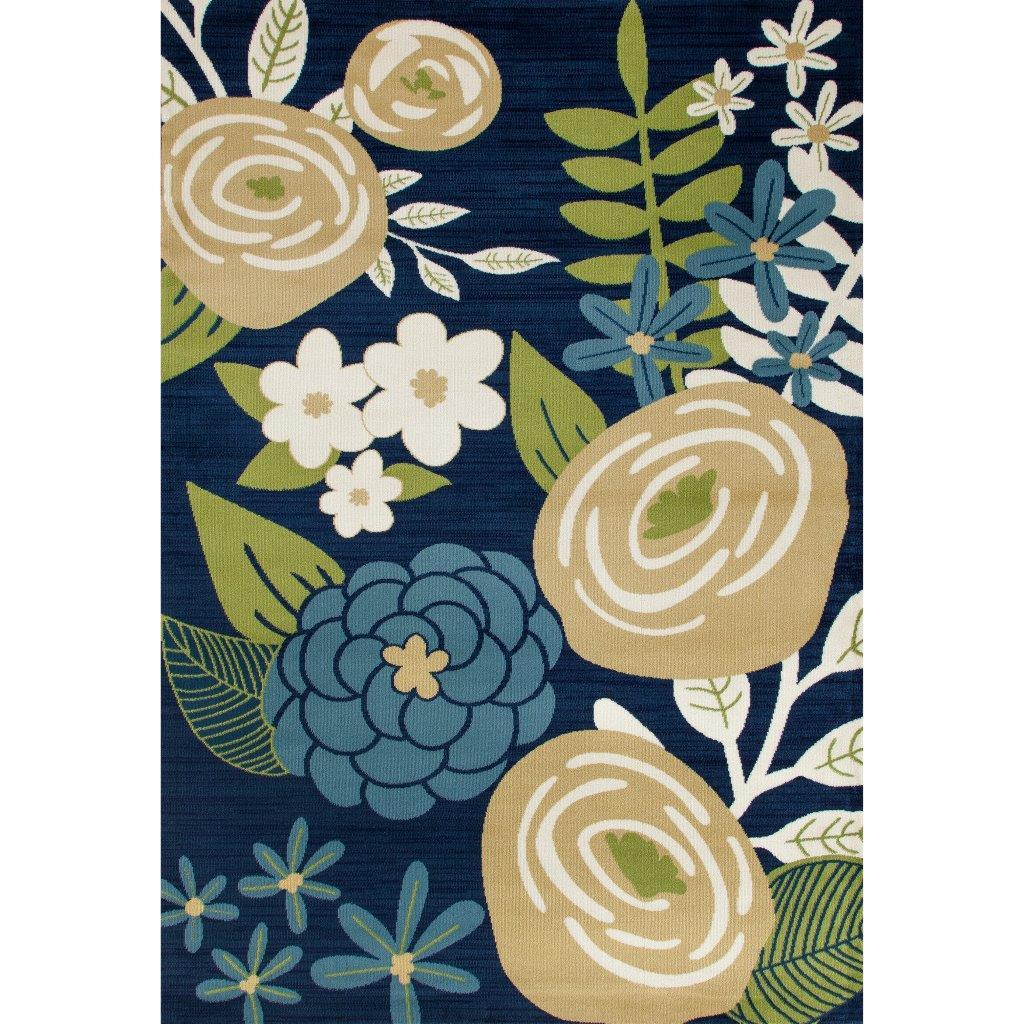 

    
Searcy Seaside Boquet Blue 6 ft. 7 in. x 9 ft. 2 in. Area Rug by Art Carpet
