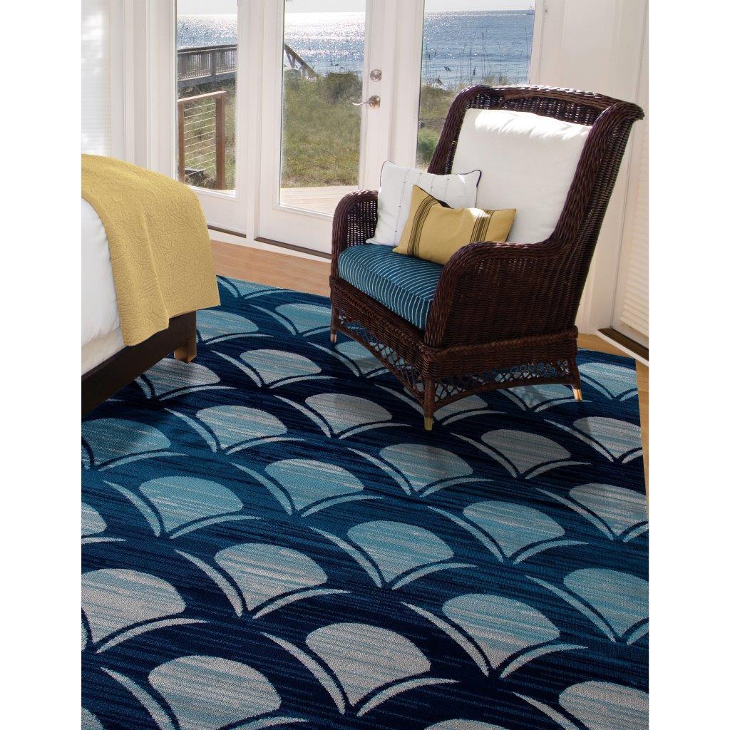 

    
Searcy Waves Navy 2 ft. 2 in. x 8 ft. 1 in. Runner by Art Carpet
