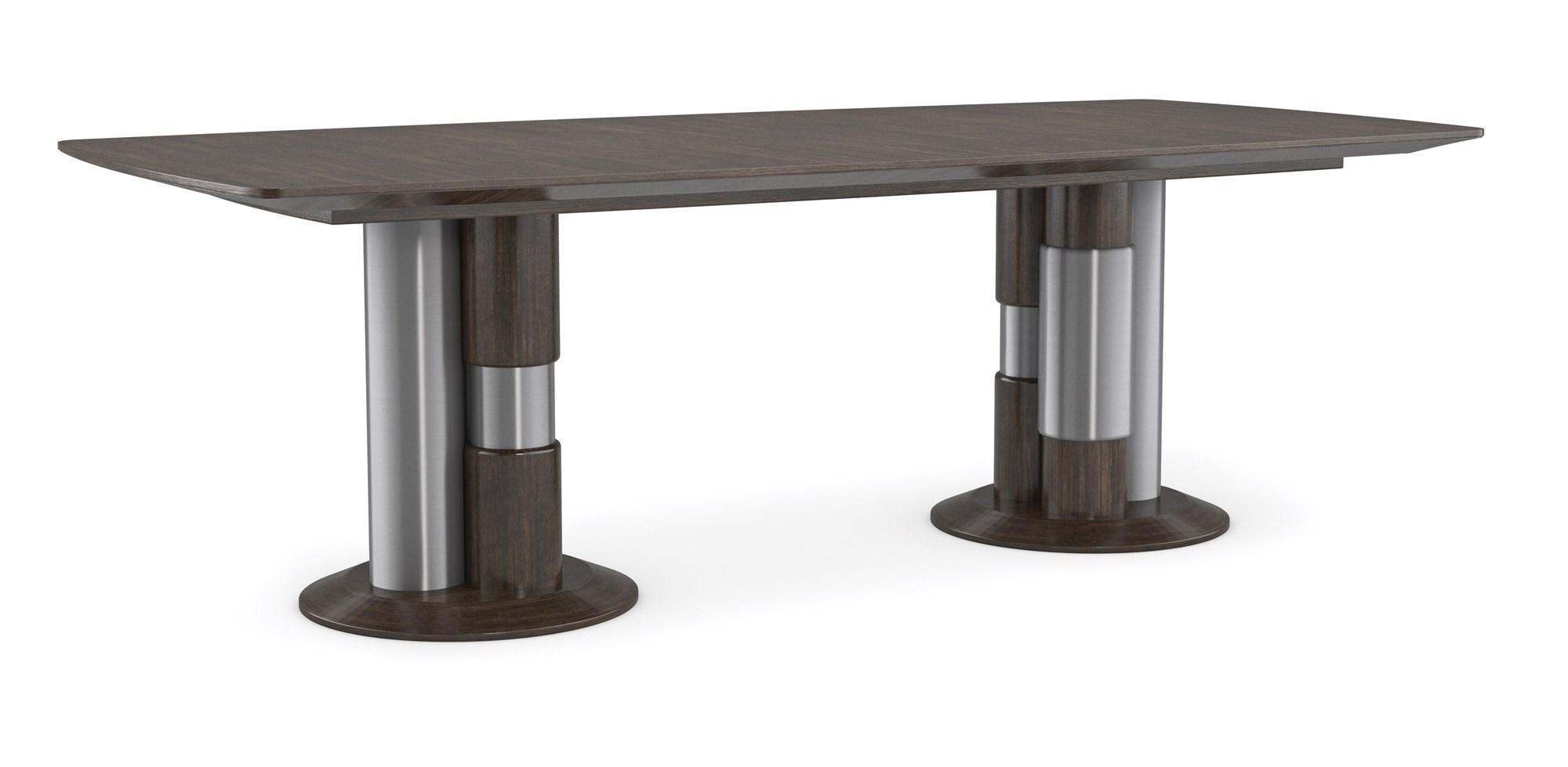 

    
Sepia & Smoked Stainless Steel Modern LA MODA DINING TABLE by Caracole
