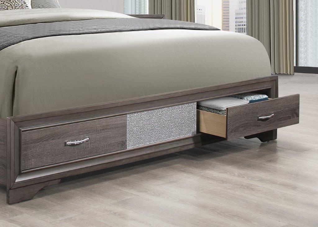 

    
Global Furniture USA SEVILLE Storage Bed Gray SEVILLE-KB
