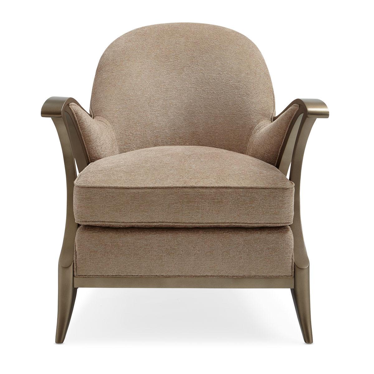

        
Caracole CURTSY Accent Chair Light Grey/Beige Fabric 662896027143
