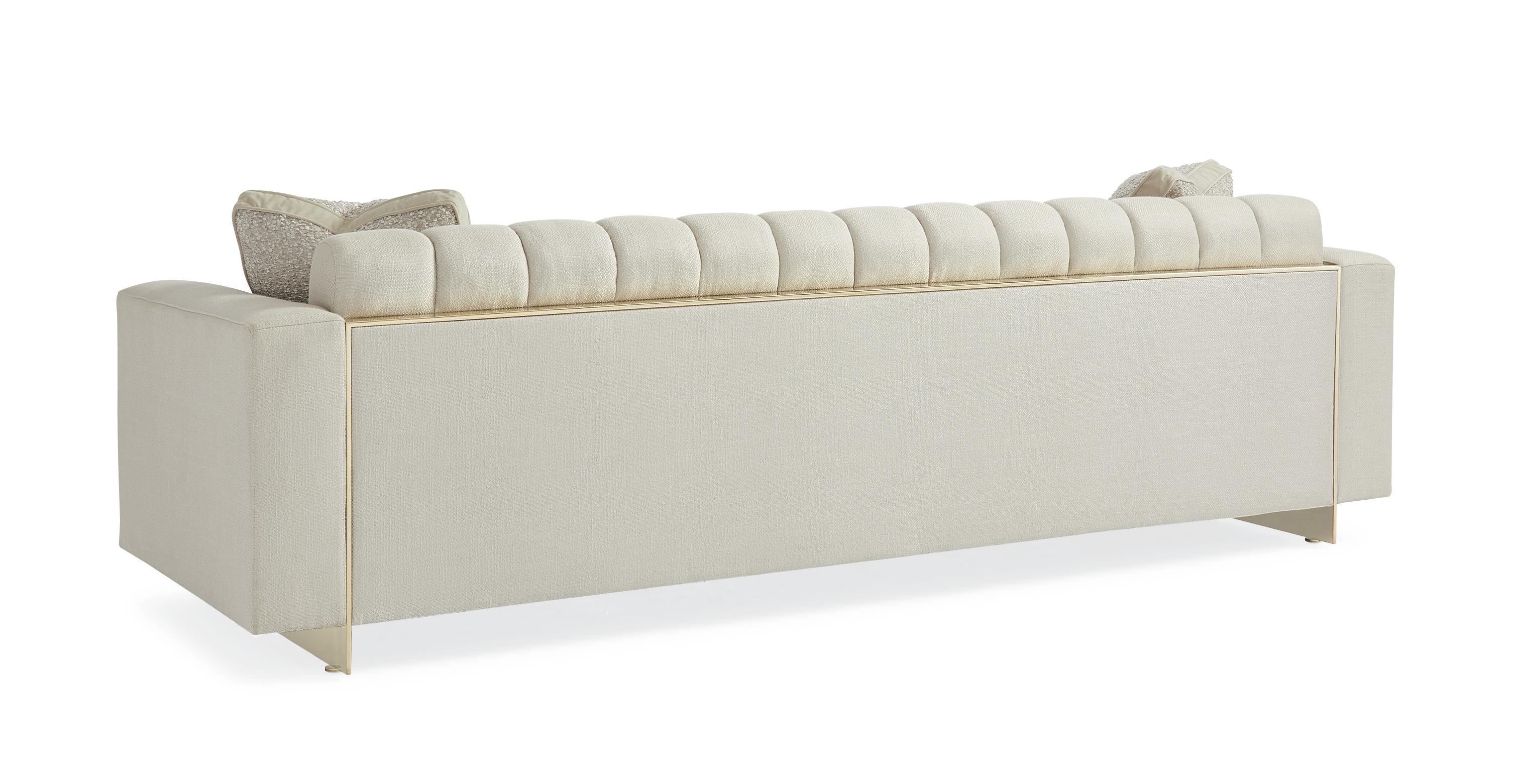 

        
Caracole THE WELL-BALANCED SOFA / THE WELL BALANCED CHAIR Sofa Set Cream Fabric 662896021929
