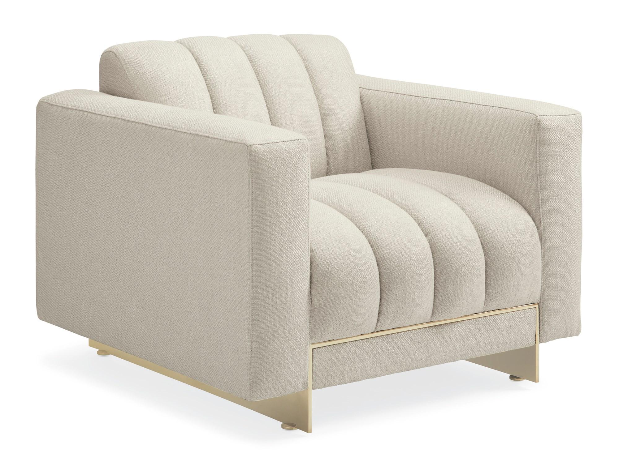 

    
SGU-017-211-A SGU-017-231-A Shimmering Moonstone Fabric THE WELL-BALANCED Sofa & Chair Set by Caracole
