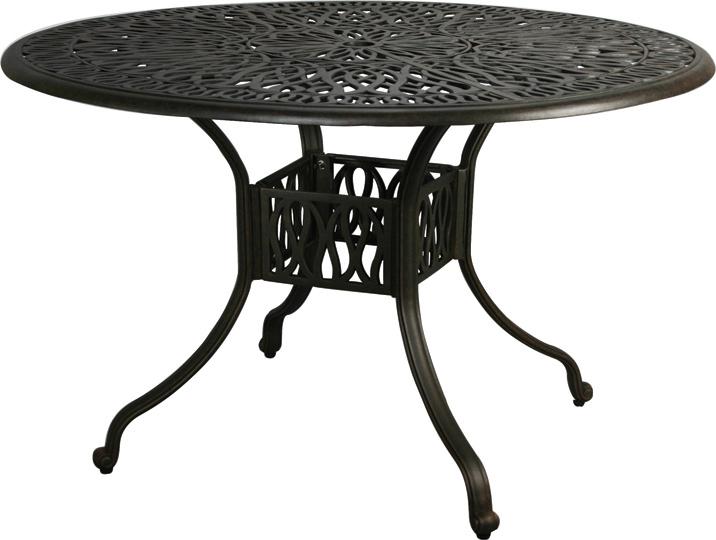 

    
Signature Cast Aluminum Knock-Down 42" Round Dining Table by CaliPatio
