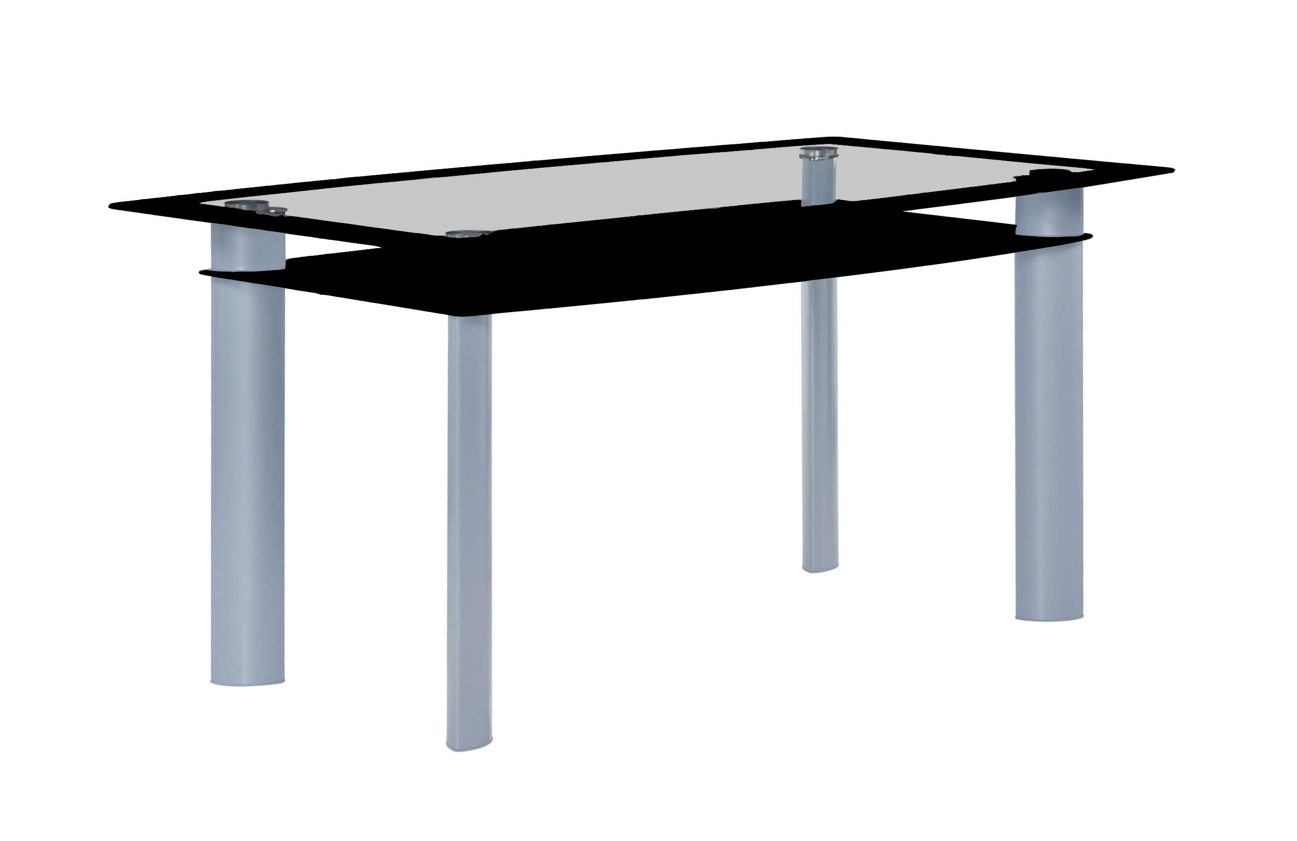 Contemporary Dining Table Echo 1170T-3660 in Black 