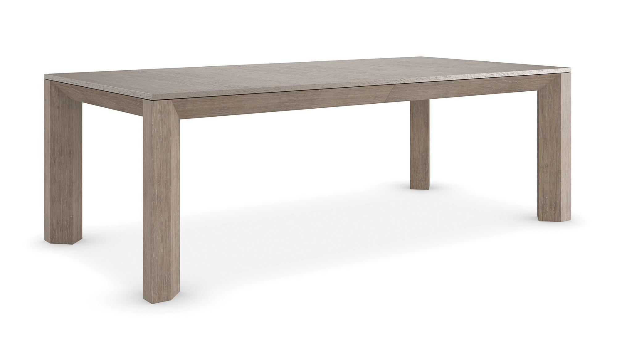 Traditional Dining Table LOW COUNTRY CLA-423-203 in Ash Gray, Silver 
