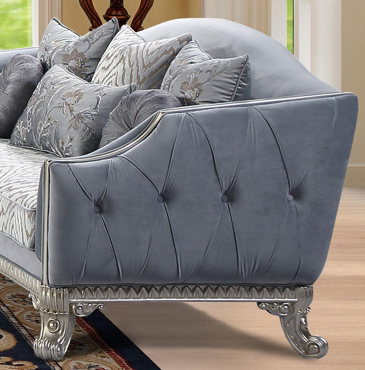 

        
Cosmos Furniture Venus Sofa Silver/Gray Fabric 810053742648
