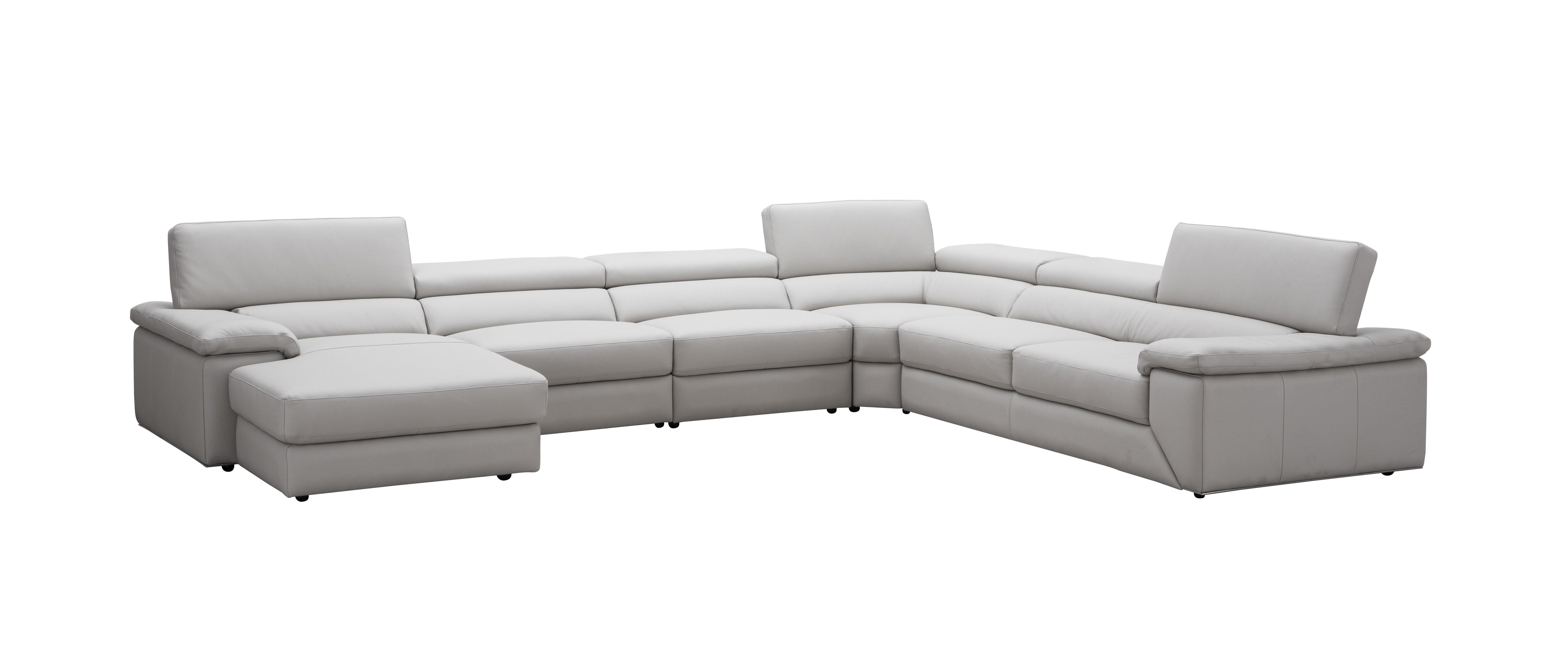

    
Silver Grey Premium Leather LHC Sectional Sofa by J&M Furniture Kobe 181114
