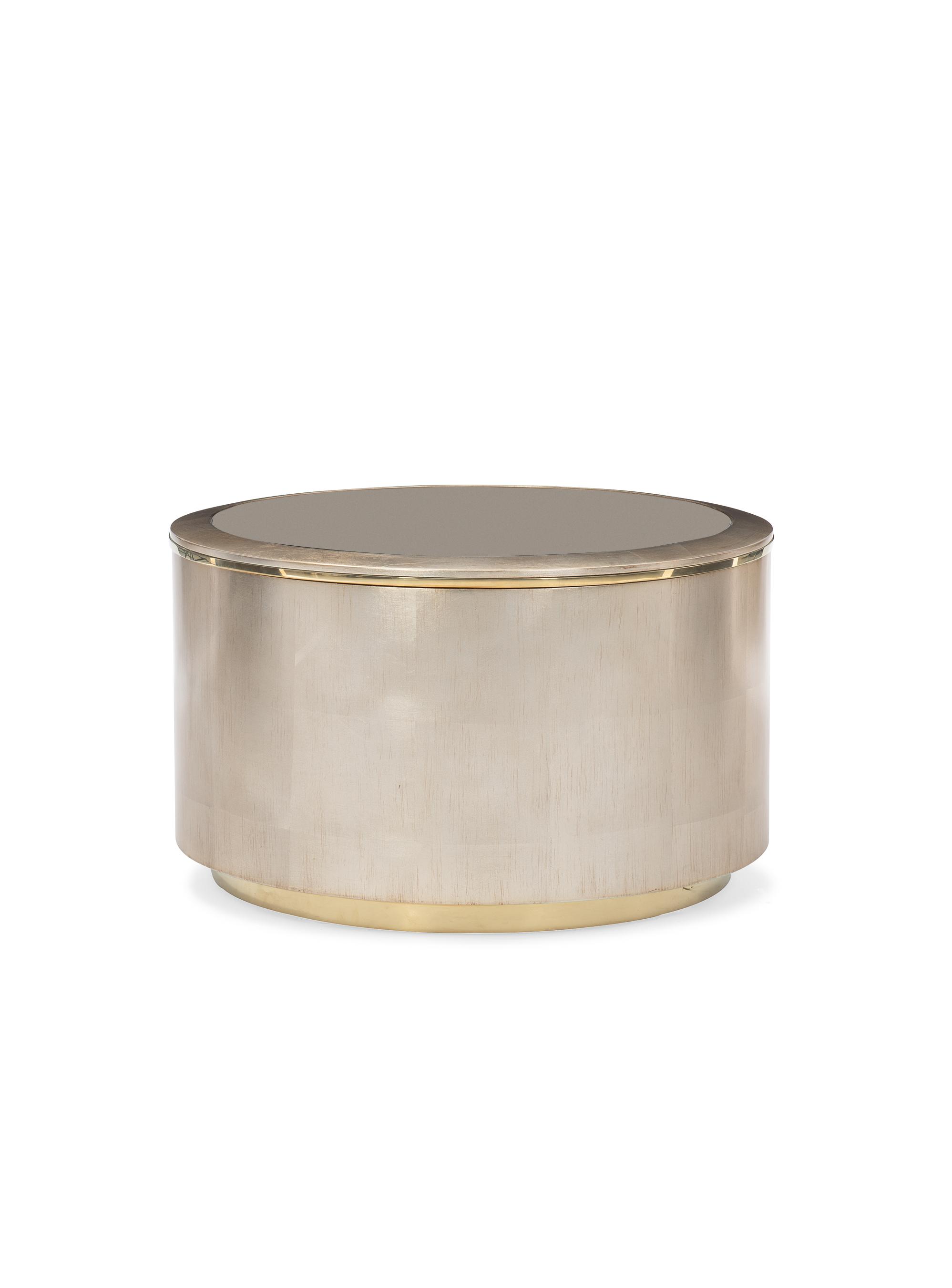 Contemporary Coffee Table CIRCLE IN TIME CLA-419-402 in Gold 