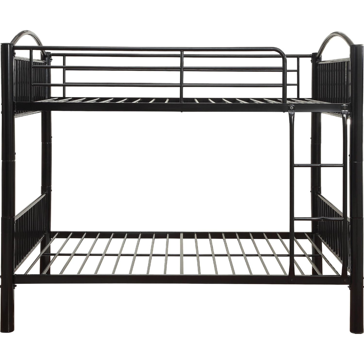 

    
Simple Black Convertible Full/Full Bunk Bed by Acme Cayelynn 37390BK
