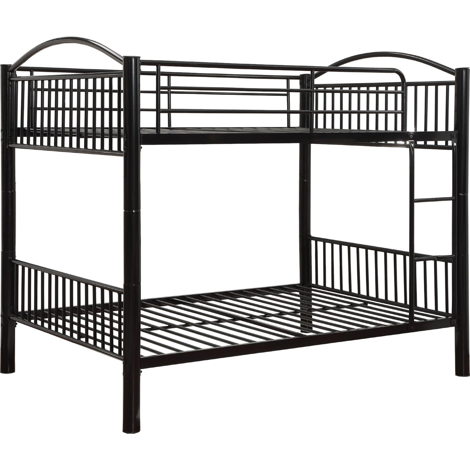 

    
Simple Black Convertible Full/Full Bunk Bed by Acme Cayelynn 37390BK
