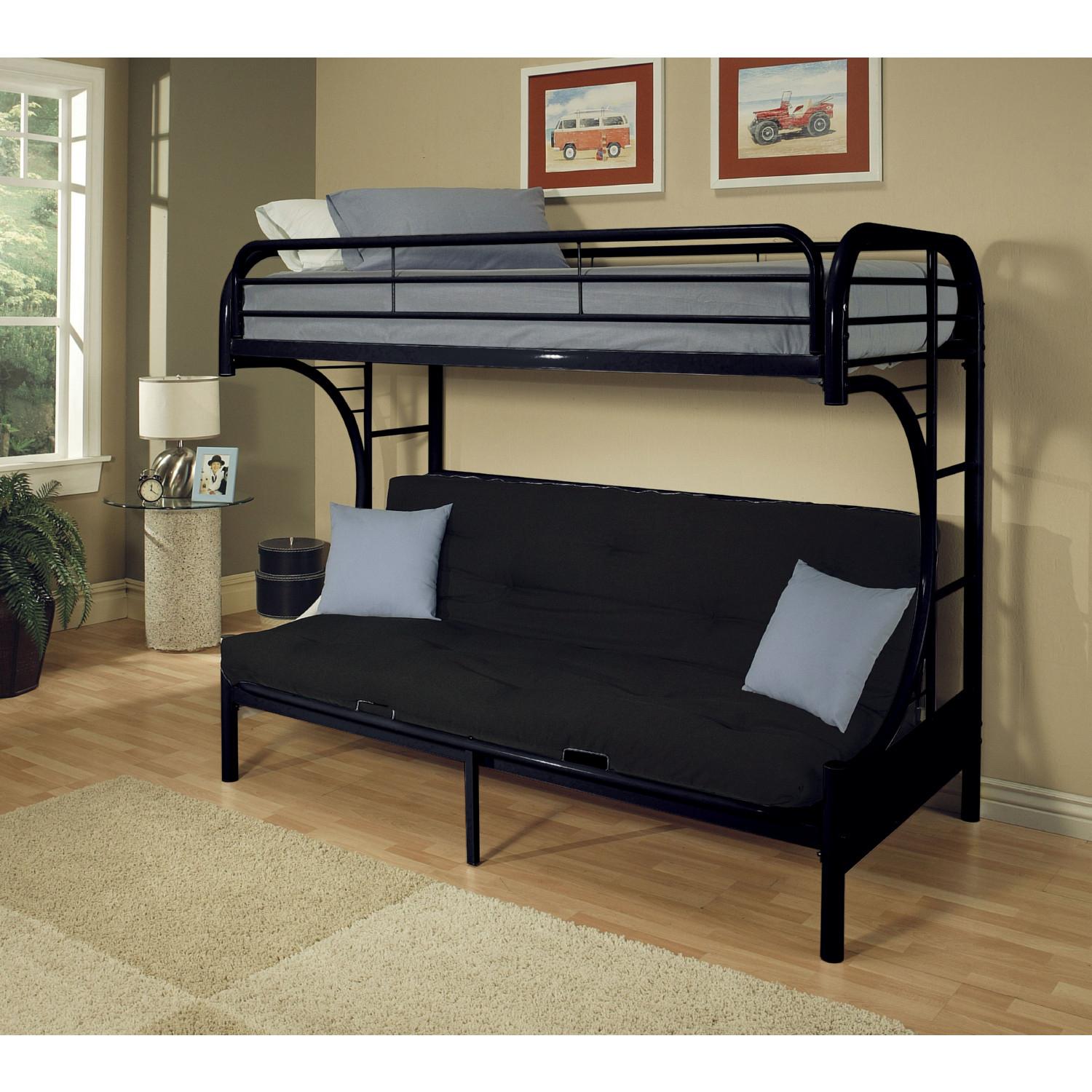 

    
02091W-BK Acme Furniture Twin/Full/Futon Bunk Bed
