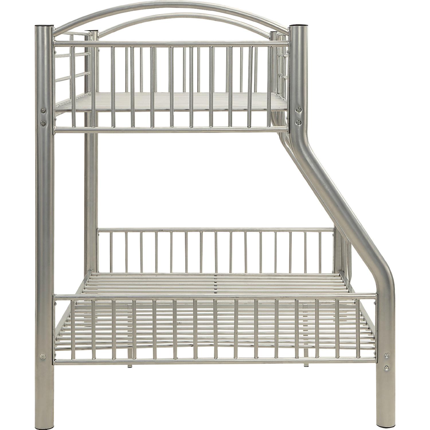 

    
Acme Furniture Cayelynn Twin/Full Bunk Bed Silver 37380SI
