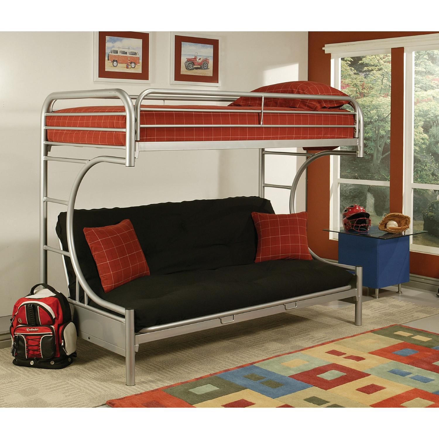 

    
02093SI Acme Furniture Twin XL/Queen/Futon Bunk Bed
