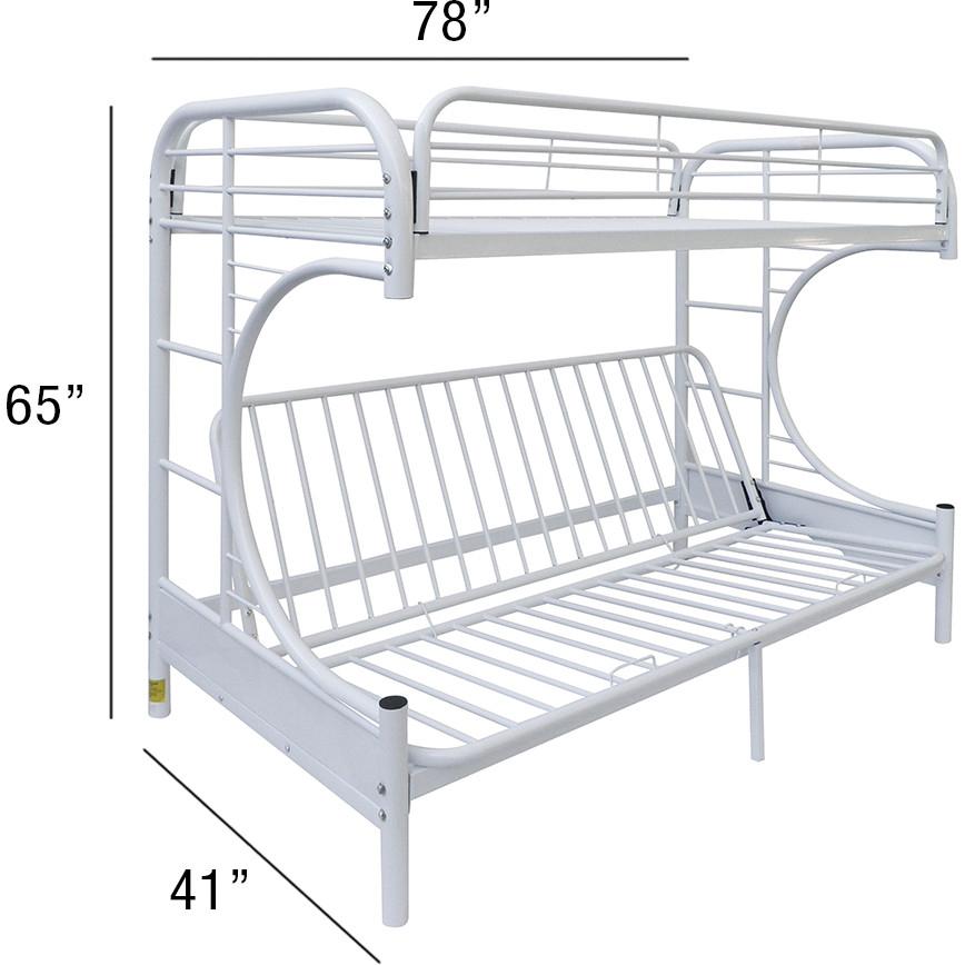 

                    
Acme Furniture Eclipse Twin XL/Queen/Futon Bunk Bed Silver  Purchase 
